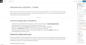 dodawanie wpisu wordpress okladka