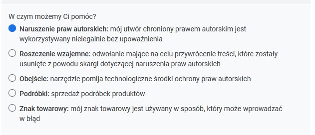 Naruszenie praw autorskich Google