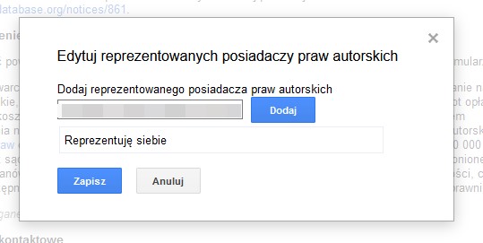 Reprezentacja w sprawach praw autorskich